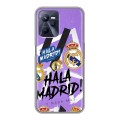 Дизайнерский силиконовый с усиленными углами чехол для Realme C35 Real Madrid Реал Мадрид