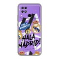 Дизайнерский силиконовый чехол для Xiaomi Poco C40 Real Madrid Реал Мадрид