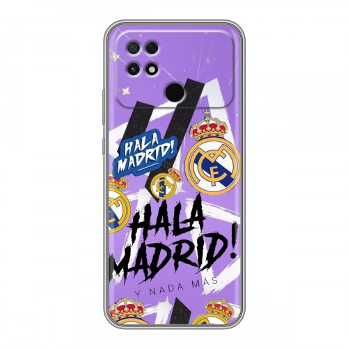 Дизайнерский силиконовый чехол для Xiaomi Poco C40 Real Madrid Реал Мадрид
