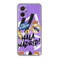 Дизайнерский силиконовый с усиленными углами чехол для OPPO A96 Real Madrid Реал Мадрид