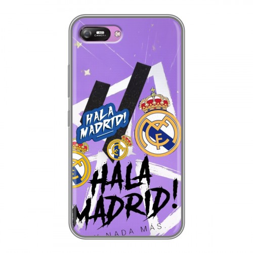 Дизайнерский силиконовый с усиленными углами чехол для Itel A25 Real Madrid Реал Мадрид