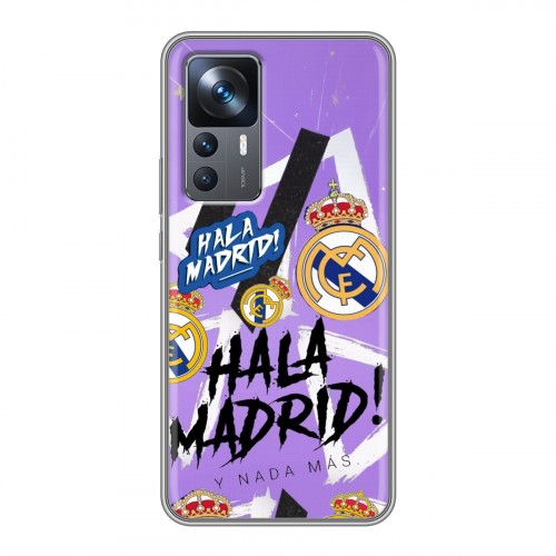Дизайнерский силиконовый чехол для Xiaomi 12T Real Madrid Реал Мадрид