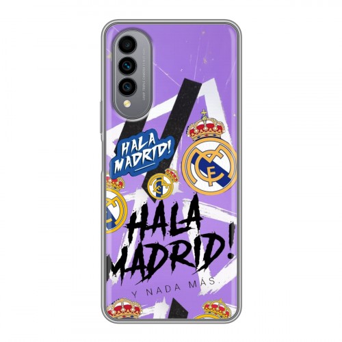 Дизайнерский силиконовый чехол для Wiko T50 Real Madrid Реал Мадрид