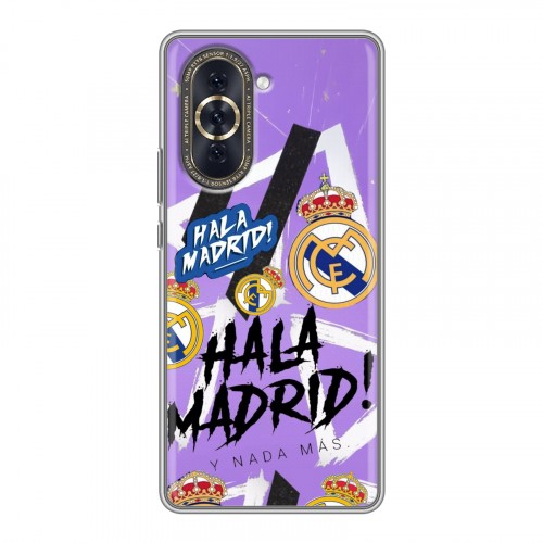 Дизайнерский силиконовый с усиленными углами чехол для Huawei Nova 10 Real Madrid Реал Мадрид