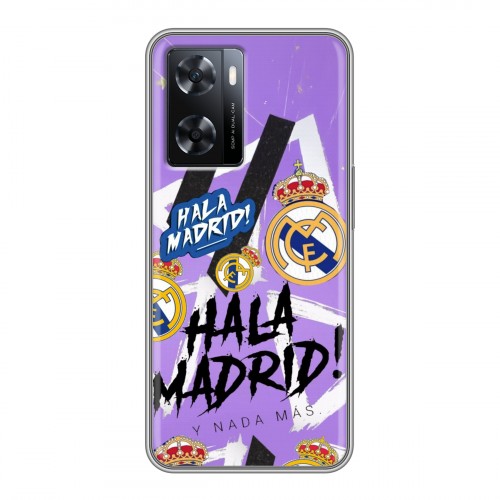 Дизайнерский силиконовый чехол для OPPO A57s Real Madrid Реал Мадрид