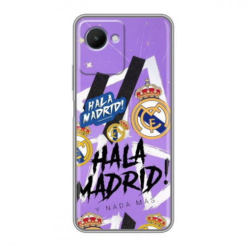 Дизайнерский силиконовый чехол для Realme C30s Real Madrid Реал Мадрид