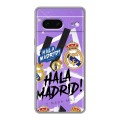 Дизайнерский силиконовый чехол для Google Pixel 7 Real Madrid Реал Мадрид