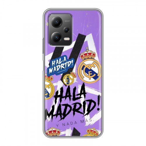 Дизайнерский силиконовый чехол для Xiaomi Poco X5 Real Madrid Реал Мадрид