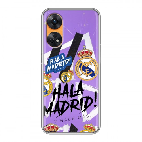 Дизайнерский силиконовый чехол для OPPO Reno8 T Real Madrid Реал Мадрид