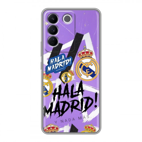 Дизайнерский силиконовый чехол для Vivo V27e Real Madrid Реал Мадрид