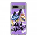 Дизайнерский силиконовый чехол для Google Pixel 7A Real Madrid Реал Мадрид