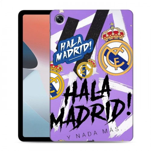 Дизайнерский силиконовый чехол для OPPO Pad Air Real Madrid Реал Мадрид