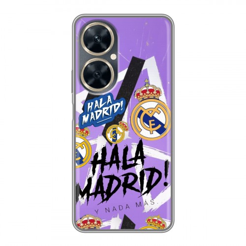 Дизайнерский силиконовый с усиленными углами чехол для Huawei Nova 11i Real Madrid Реал Мадрид