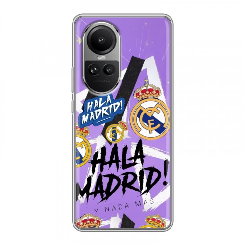 Дизайнерский силиконовый чехол для OPPO Reno10 Real Madrid Реал Мадрид