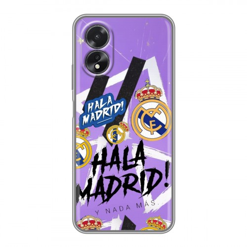 Дизайнерский силиконовый чехол для OPPO A38 4G Real Madrid Реал Мадрид