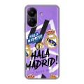 Дизайнерский силиконовый чехол для Xiaomi Poco C65 Real Madrid Реал Мадрид