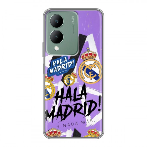 Дизайнерский силиконовый с усиленными углами чехол для Vivo Y17s Real Madrid Реал Мадрид