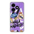 Дизайнерский силиконовый чехол для Tecno Spark Go 2024 Real Madrid Реал Мадрид