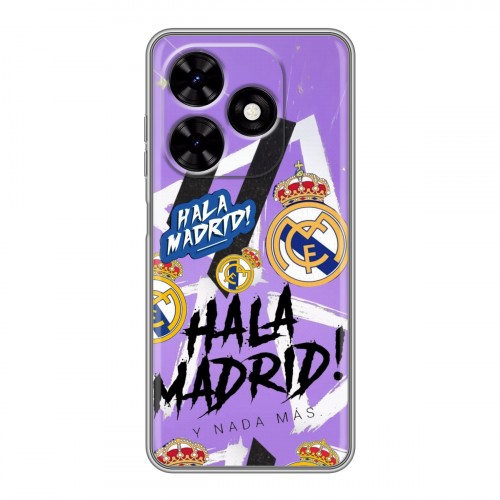 Дизайнерский силиконовый чехол для Tecno Spark Go 2024 Real Madrid Реал Мадрид