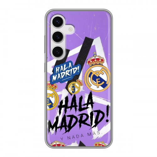 Дизайнерский силиконовый чехол для Samsung Galaxy S24 Real Madrid Реал Мадрид