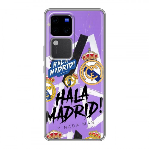 Дизайнерский силиконовый чехол для Vivo V30 Pro Real Madrid Реал Мадрид