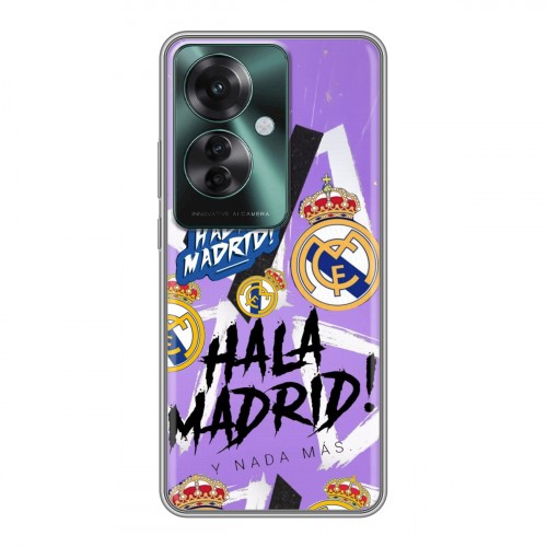 Дизайнерский силиконовый чехол для Oppo Reno 11F Real Madrid Реал Мадрид