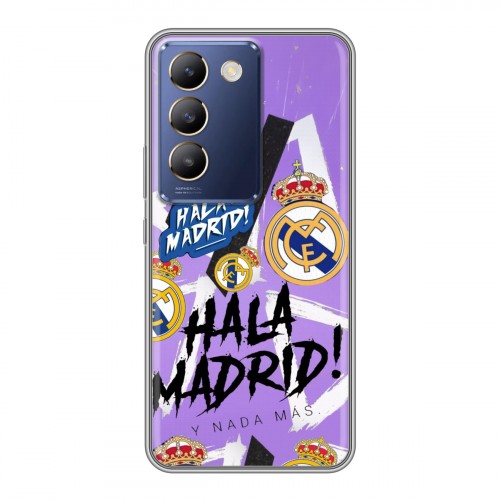Дизайнерский пластиковый чехол для Vivo V30 Lite Real Madrid Реал Мадрид
