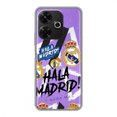 Дизайнерский силиконовый чехол для RedMi 13 4G Real Madrid Реал Мадрид