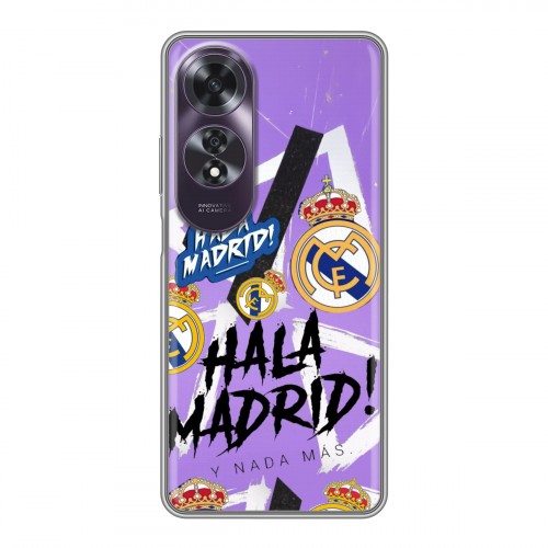 Дизайнерский силиконовый чехол для OPPO A60 Real Madrid Реал Мадрид