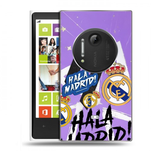 Дизайнерский силиконовый чехол для Nokia Lumia 1020 Real Madrid Реал Мадрид