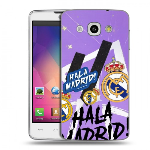 Дизайнерский пластиковый чехол для LG L60 Real Madrid Реал Мадрид
