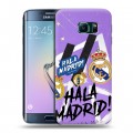 Дизайнерский силиконовый чехол для Samsung Galaxy S6 Edge Real Madrid Реал Мадрид