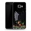 Дизайнерский пластиковый чехол для Samsung Galaxy C5 Атака титанов