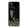 Дизайнерский силиконовый с усиленными углами чехол для OPPO A53 Атака титанов