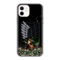 Дизайнерский силиконовый чехол для Iphone 12 Атака титанов