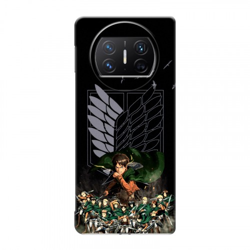Дизайнерский пластиковый чехол для Huawei Mate X3 Атака титанов