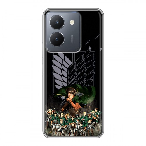 Дизайнерский пластиковый чехол для Vivo Y36 Атака титанов