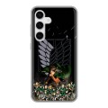 Дизайнерский силиконовый чехол для Samsung Galaxy S24 Атака титанов