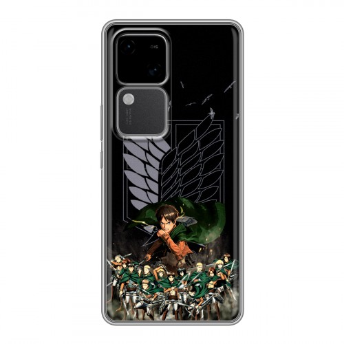 Дизайнерский пластиковый чехол для Vivo V30 5G Атака титанов