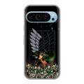 Дизайнерский силиконовый чехол для Google Pixel 9 Атака титанов