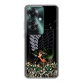 Дизайнерский пластиковый чехол для Oppo Reno 11F Атака титанов