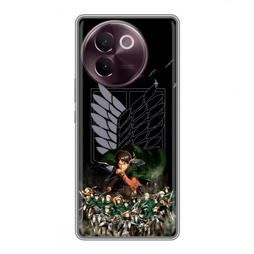 Дизайнерский пластиковый чехол для Vivo V30e Атака титанов