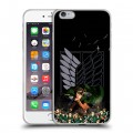 Дизайнерский силиконовый чехол для Iphone 6 Plus/6s Plus Атака титанов