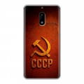 Дизайнерский пластиковый чехол для Nokia 6 Флаг Герб СССР