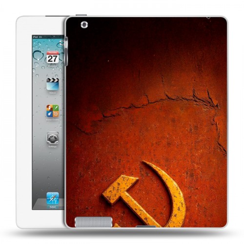 Дизайнерский пластиковый чехол для Ipad 2/3/4 Флаг Герб СССР