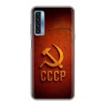 Дизайнерский силиконовый чехол для TCL 20L Флаг Герб СССР