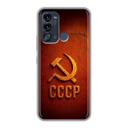 Дизайнерский силиконовый чехол для Itel Vision 3 Флаг Герб СССР