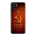 Дизайнерский силиконовый чехол для Xiaomi Redmi A1 Plus Флаг Герб СССР