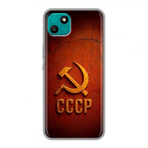 Дизайнерский силиконовый чехол для Wiko T10 Флаг Герб СССР