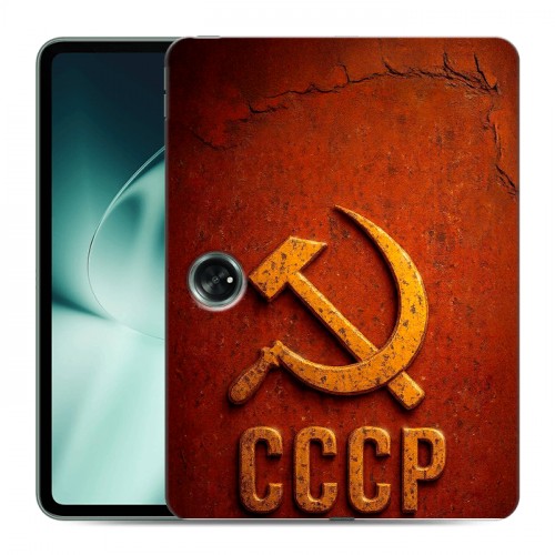 Дизайнерский силиконовый чехол для OnePlus Pad Флаг Герб СССР